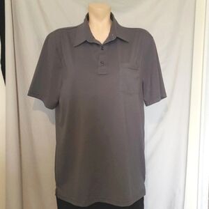 Clun Room Soft jersey knit pocketed polo shirt